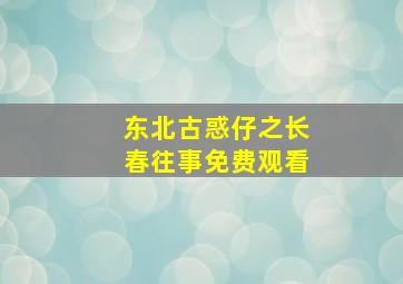 东北古惑仔之长春往事免费观看