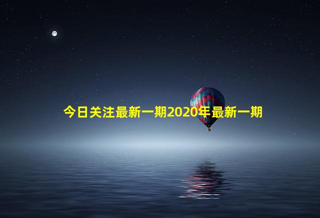 今日关注最新一期2020年最新一期