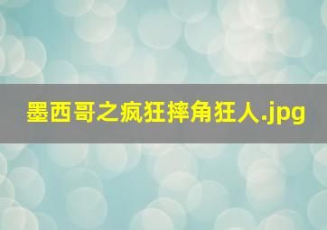 墨西哥之疯狂摔角狂人