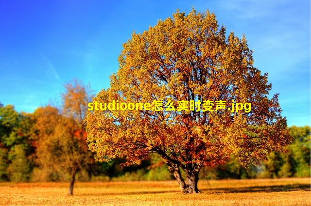 studioone怎么实时变声